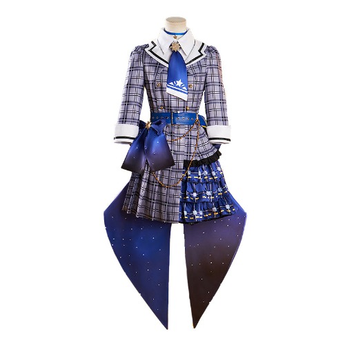 【In Stock】【Size XS-3XL】DokiDoki-R Hololive Vtuber Cosplay Hoshimachi Suisei Costume Skirt | Costume Only-L