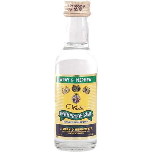 WRAY & NEPHEW OP Overproof Jamaican White Rum Miniature 5cl Miniature