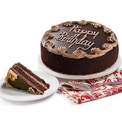 David’s Cookies Chocolate Fudge Cake 10” - Birthday Cake For Delivery Fresh Bakery Dessert - Quality Cakes for Delivery - Great Birthday Gift Idea - Chocolate Fudge - 10 Inch