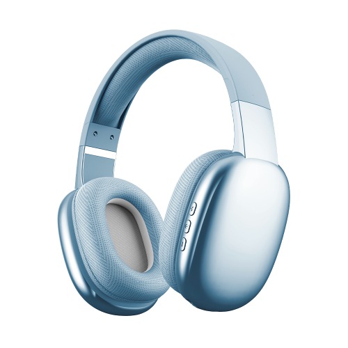 Gabba Goods Platinum Vibe Over-Ear Bluetooth Headphones - Blue