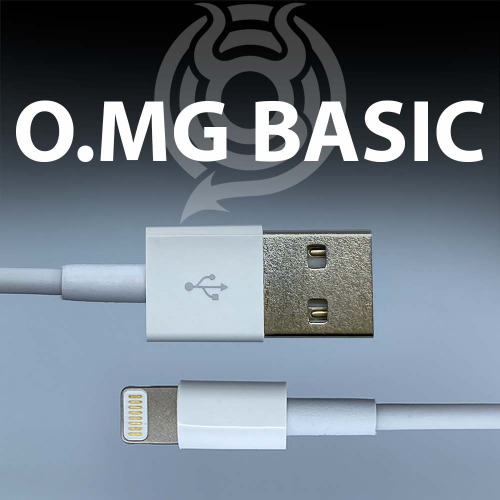 O.MG Cable | Basic / USB-A / Lightning (White)