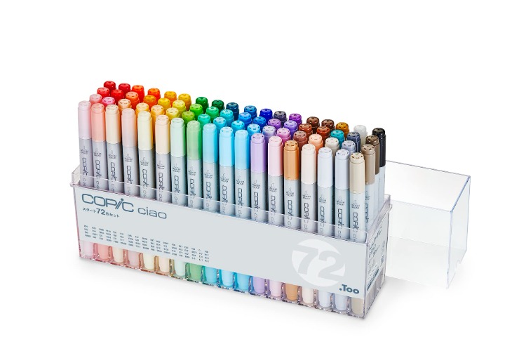 Copic Ciao Start 72 Color Set