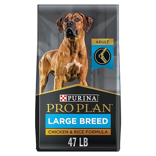 Purina Pro Plan High Protein, Digestive Health Large Breed Dog Food Dry, Chicken and Rice Formula - 47 lb. Bag - Chicken & Rice - 47 Pound (Pack of 1)