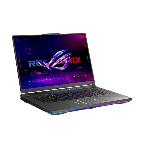 ASUS ROG Strix G16 (2024) Gaming Laptop, 16” 16:10 QHD 240Hz, GeForce RTX 4070, Intel® Core™ i9-14900HX, 32GB DDR5, 1TB PCIe SSD, Wi-Fi 6E, Windows 11 Pro, G614JIR-XS96 - 16" QHD | i9-14900HX | RTX 4070