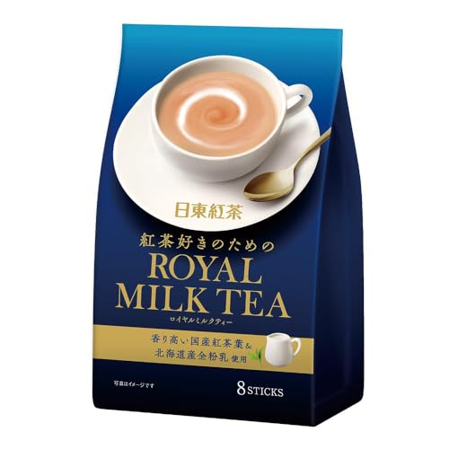 Royal Milk Tea Hot Cold Nitto Kocha 10 Pouch Pack - 10 Count (Pack of 1)