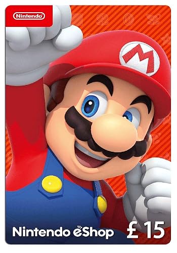 Nintendo eShop Card | 15 GBP voucher | Download Code | UK only | Switch - Nintendo eShop - Download Code - £15