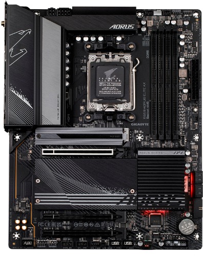 GIGABYTE - B650 AORUS ELITE AX (Socket AM5) USB 3.2 Gen2 AMD Motherboard - Black
