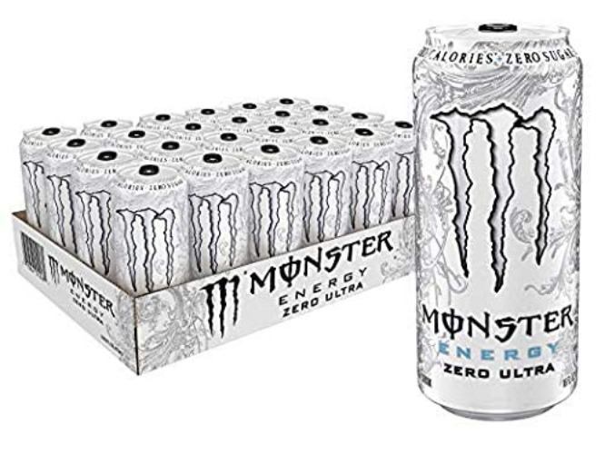 Monster Energy Drinks Energy Ultra - Energy Ultra - 500 ml (Pack of 24)
