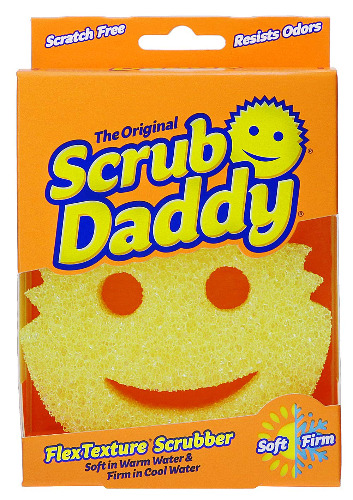 Scrub Daddy Flex Texture Cleaning Sponge, Original Yellow 4 1/8 inches - $5.00