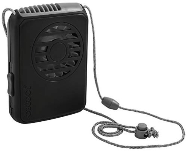 O2COOL Battery Powered Personal Fan - Black