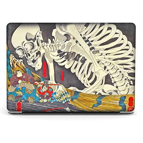 Berkin Arts Compatible with MacBook Pro 13 inch Cover, 2022-2016 Release A2289/A2251/A2338 M1 with Keyboard Cover & Screen Protector Cloisonnism Feudal Japan Art (The Skeleton Specter by Kuniyoshi) - MacBook Pro A2289 / A2251 / A2338 (13 inch) - Kuniyoshi-Takiyasha The Witch And The Skeleton Specter