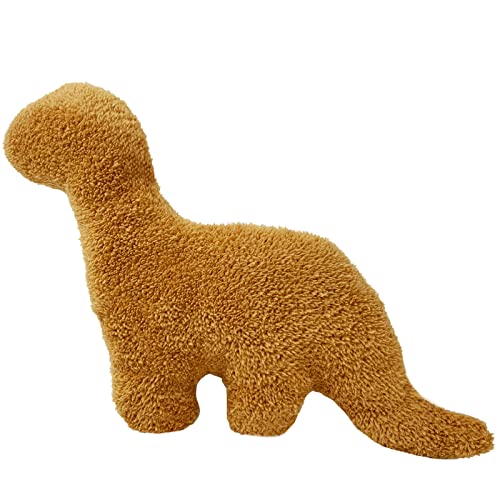 Isaacalyx Dino Nugget Pillow, Brontosaurus-16 inch Soft Dinosaur Chicken Nuggets Pillow for Birthday Gifts, Dinosaur Theme Party Decorations (Brontosaurus, Small) - Small - Brontosaurus