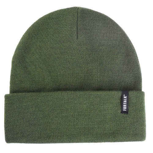 FURTALK Womens Knit Beanie Hat Acrylic Winter Hats for Women Men Soft Warm Unisex Cuffed Beanie