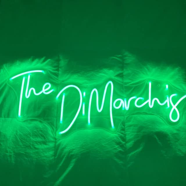NewNeonSign Custom LED Neon Light Signs for Home Decor Wedding Bedroom Party Birthday Personalized Neon Text Sign Customizable Size Color Fonts Name Neon Signs for Indoor Use(1 Line Text, 40" Length)