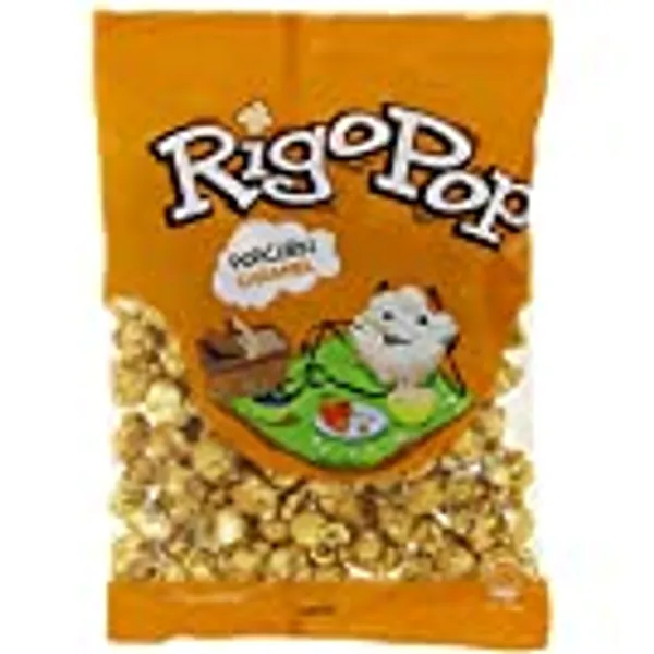 MAÎTRE PRUNILLE - RIGOPOP - Pop Corn Sucré Mushroom - Saveur Caramel - Maïs Éclaté - Prêt À Déguster - Fabrication Française - Sachet 100 g