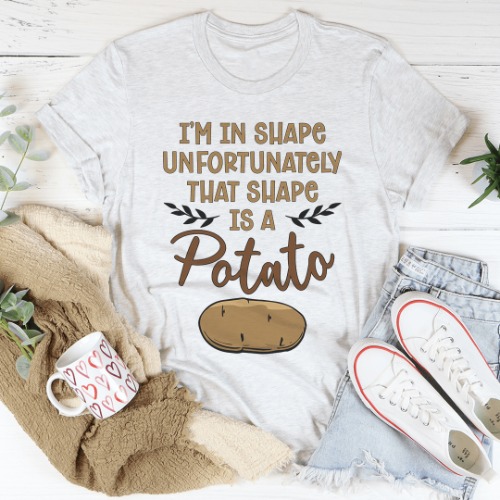 I'm In Shape Tee - Ash / 3XL