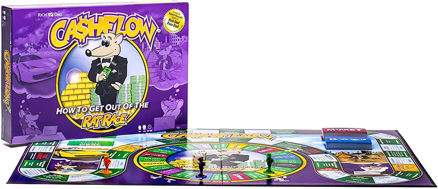 Rich Dad CASHFLOW Board Game (New Edition) with Exclusive Bonus Strategy Guide (PDF Delivered Via Email)