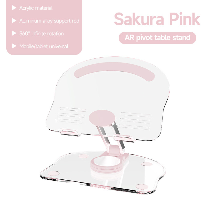 Transparent Acrylic Non-Slip Ipad Bracket For 4.7-12.9 inch Flat Stand
