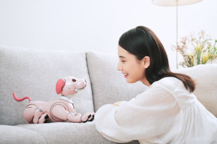Sony New AIBO ERS-1000 Entertainment Robot Dog Strawberry Milk Color 2022  | eBay