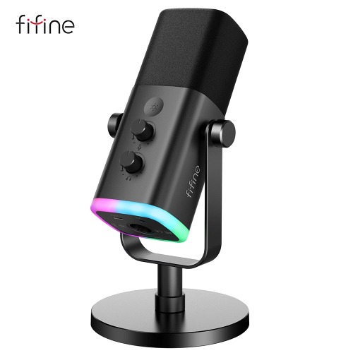 Microfone Dinâmico FIFINE USB/XLR AM8 
