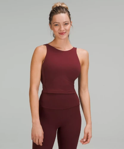 burgundy workout top