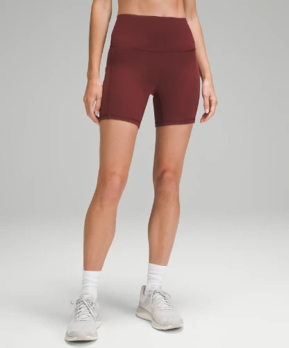 burgundy shorts