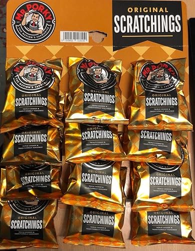 MR. PORKY original scratchings 25g x 12 pub card original scratchings 25g x 12 pub card