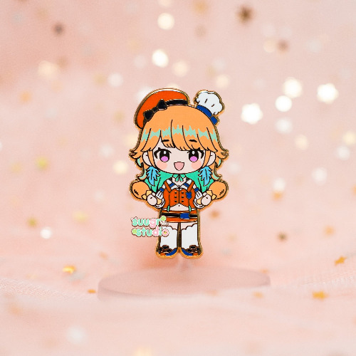 Holo Vtuber Kiara Enamel Pin - [A Grade] / Simple Rubber Back