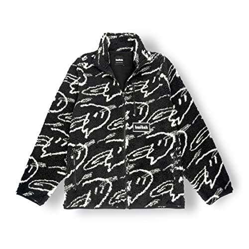 Twitch Zip Sherpa Jacket - Medium - Black