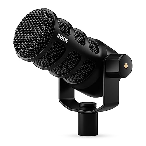 RØDE PodMic USB Versatile Dynamic Broadcast Microphone With XLR and USB Connectivity for Podcasting, Streaming, Gaming, Music-Making and Content Creation - PodMic USB