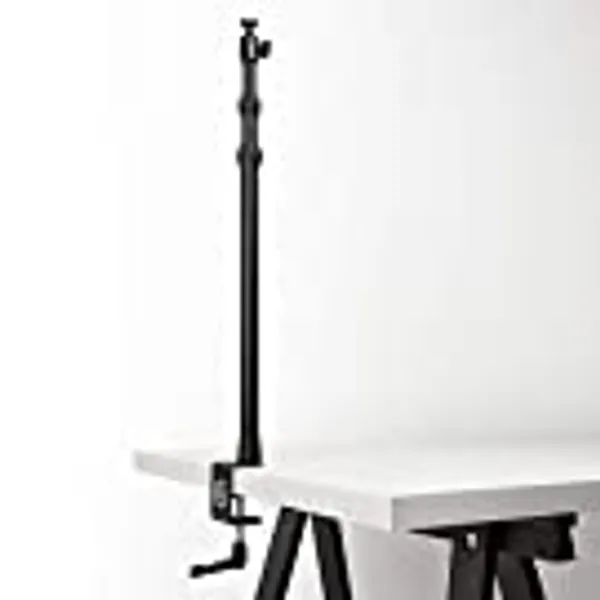 Elgato Master Mount L - Premium Desk Clamp with Pole extendable up to 125cm/49in and 1/4 inch Thread to Mount Lights, Cameras, and Microphones, perfect for Streaming, Videoconferencing, and Studios