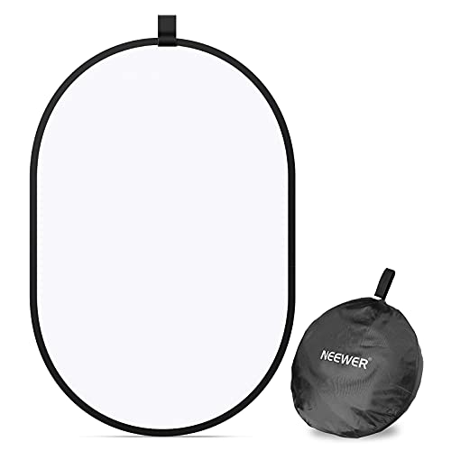 NEEWER Light Diffuser Panel for Photography, 23.6"x35"/60x90cm Soft White Diffuser Fabric with Carry Bag, Collapsible Pop Out Light Modifier for Studio and Outdoor Portrait, Product, Video Shooting - 60x90cm