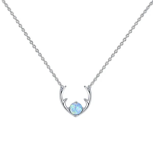 PAVOI 14K Gold Plated Created Opal Necklace | Opal Necklaces for Women