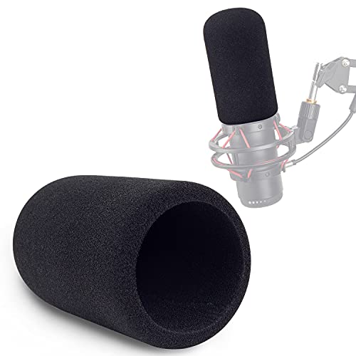 YOUSHARES Foam Mic Covers - Mic Windscreen Microphone Pop Filter Compatible with HyperX QuadCast S Mic - C_Mic Cover Foam