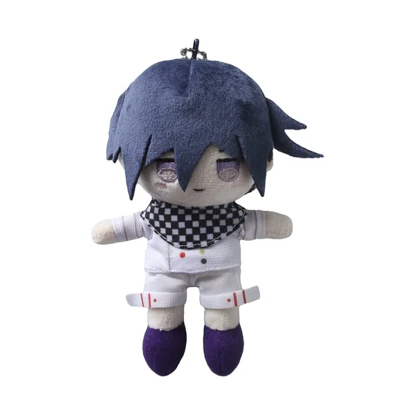 NUWIND Game Danganronpa V3 Plush Doll Figures Toy Nagito Komaeda Akamatsu Kaede Ouma Kokichi Cute Soft Plushie Stuffed Toy Keychain Decoration Kids Gifts Halloween Cosplay Props (Ouma Kokichi, 15cm)