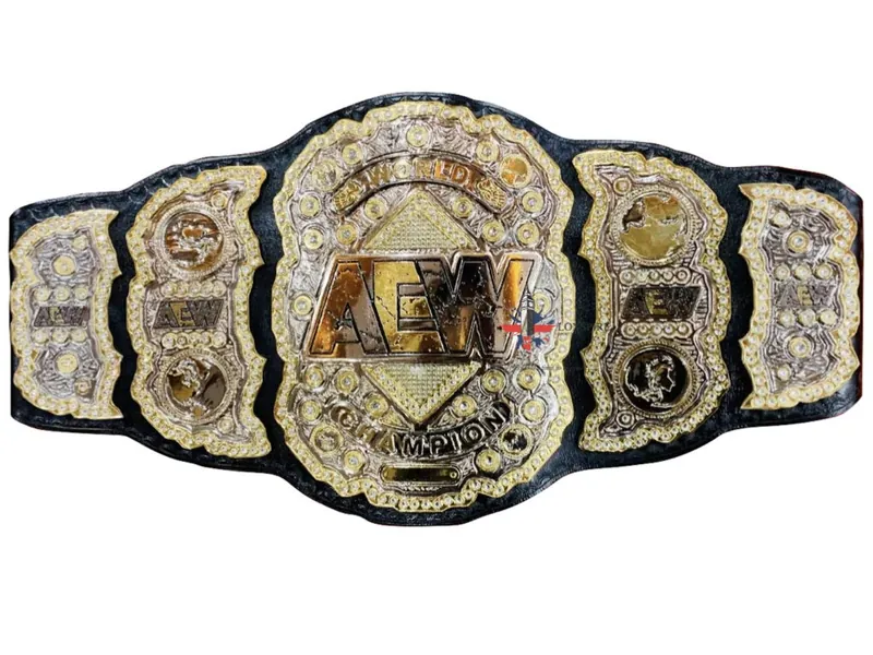 AEW World Wrestling Championship Belt 4mm Plates (Replica)