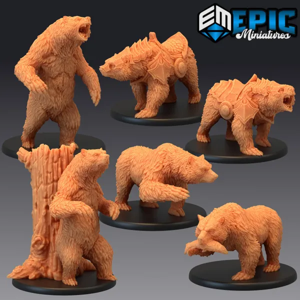Grizzly Bear Miniature