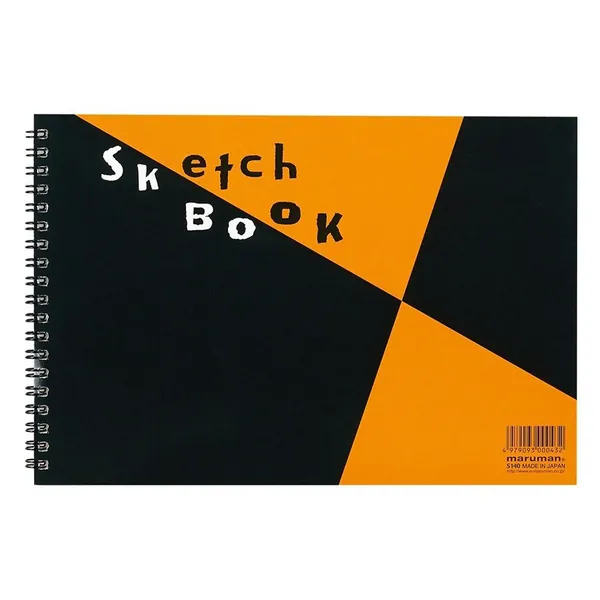 Maruman ZUAN Sketchbook 6.77 x 9.84 Inches (B5), Unruled, 24 pages (S140) - SKETCHBOOK B5