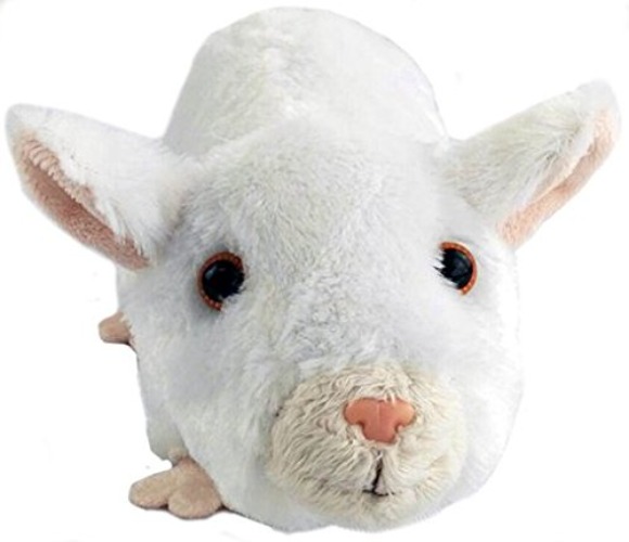 Shelter Pets Series One: Chunk The Rat - 10" White Siamese Rat Plush Toy Stuffed Animal - Based on Real-Life Adopted Pets - Benefiting The Animal Shelters They were Adopted from - Chunk the Rat
