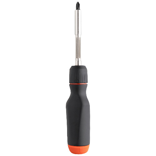 Screwdriver | Black and Orange / Silver Shaft
