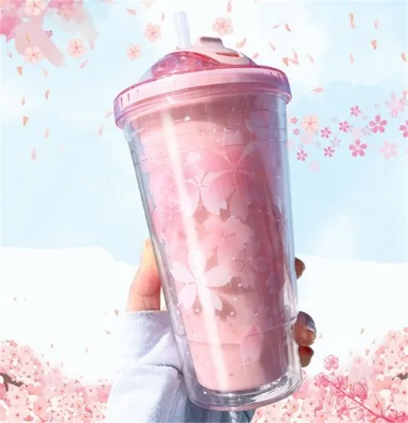 480mlsakura Cherry Blossom Water Bottlepink Sakura Water | Etsy UK