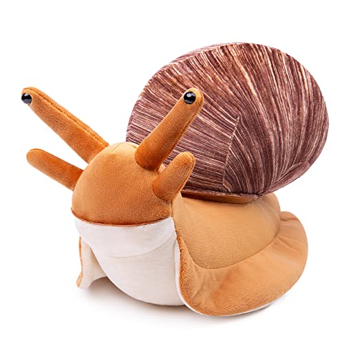 ZHONGXIN MADE Snail Plush - Lifelike Snail Stuffed Animal Plush 16 inch, Realistic Soft Snail Animal Plush Toy as Gift for Kids - Snail