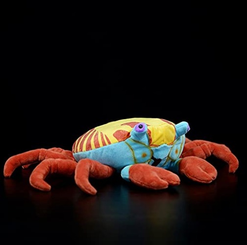 ZHONGXIN MADE Simulation Red Crab Plush Toy - Lifelike Ocean Redstone Crab Stuffed Animal Cute Plushie Toys Figur, Super Soft Plush Dolls Gifts for Kids,15inchs - Red Crab