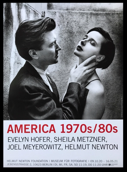 Helmut Newton, David Lynch, Isabella Rossellini, Original Exhibition Museum Poster