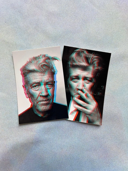 David Lynch 3" Holographic Sticker Set