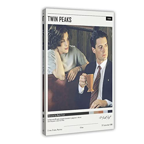 Sarqi Movie Poster Twin Peaks Canvas Poster Bedroom Decor Landscape Prep Room Decor Gift Frame:24x36inch(60x90cm) - Movie Poster Twin Peaks - Frame:24x36inch(60x90cm)