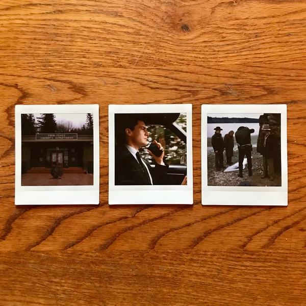 Twin Peaks: The Investigation Polaroid Series set Agent Dale Cooper Laura Palmer instant film fan art gift cult tv David Lynch