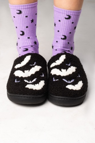 Cozy Black Slippers - 10