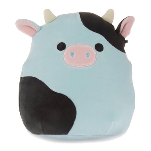 Squishmallow Official Kellytoy Farm Squad Soft Collectable Pillow Animals (Cillian Blue Cow, 8 Inch)