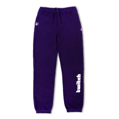 Twitch Ultrasoft Cozy-Lined Jogger Sweatpant - Purple X-Large